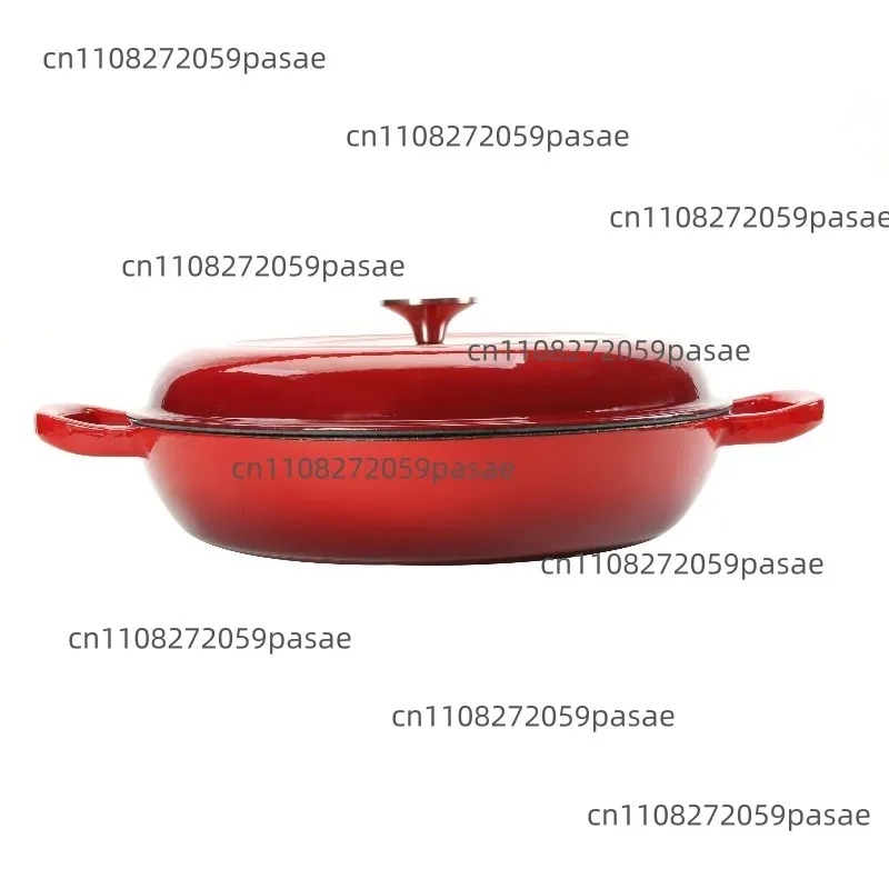 Dutch Oven Enamel - وعاء دائري من الحديد الزهر المطلي