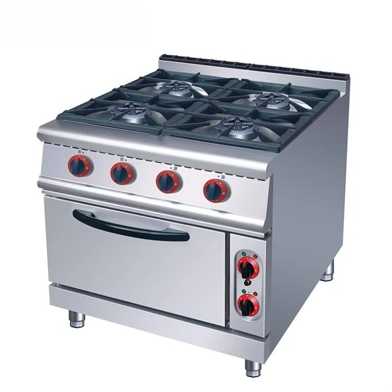 Home Cooking Appliances - موقد غاز مع فرن متعدد الوظائف،