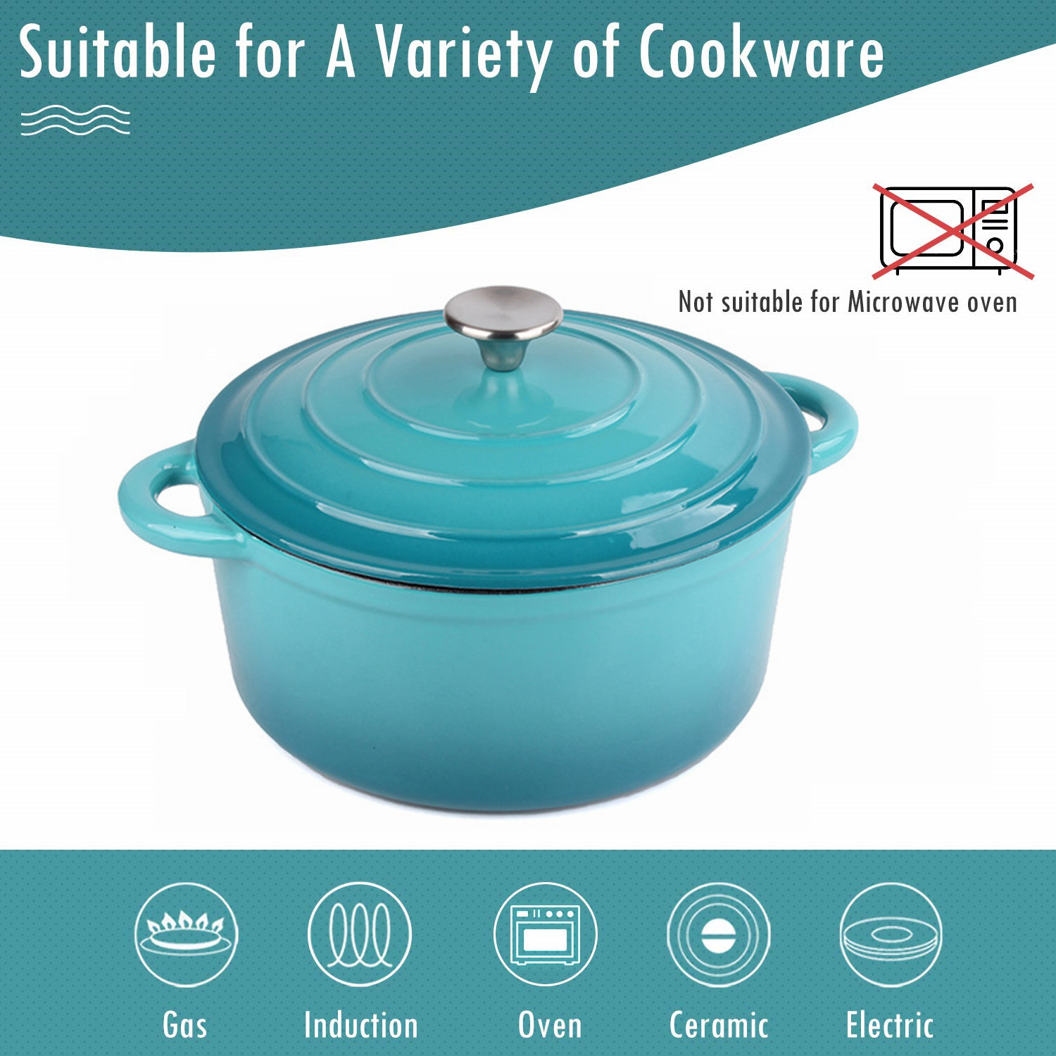 26 سنتيمتر المينا الحديد الزهر - مراجعة Dutch Oven Enamel وسعره