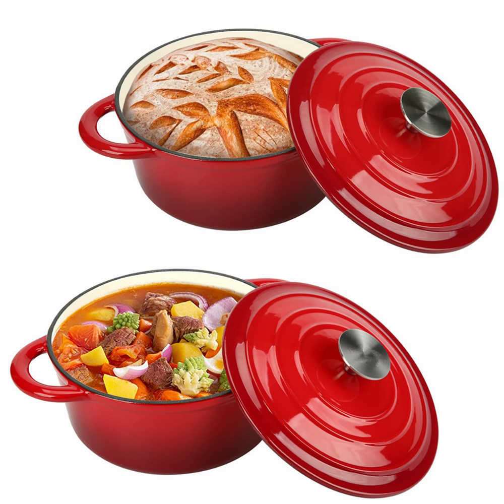 26 سنتيمتر المينا الحديد الزهر - مراجعة Dutch Oven Enamel وسعره