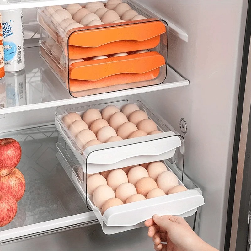 صندوق تخزين البيض البلاستيكي ذ - مراجعة Home Cooking Appliances وسعره