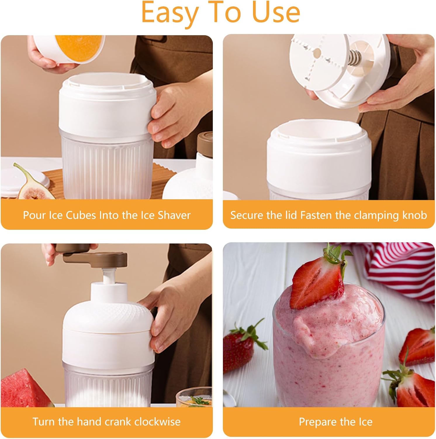 ماكينة تكسير الثلج اليدوية الم - مراجعة Home Cooking Appliances وسعره