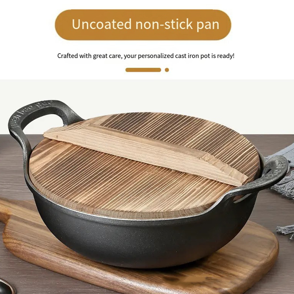 قدر حديدي بغطاء ومقبضين، مقلاة - مراجعة Dutch Oven Enamel وسعره