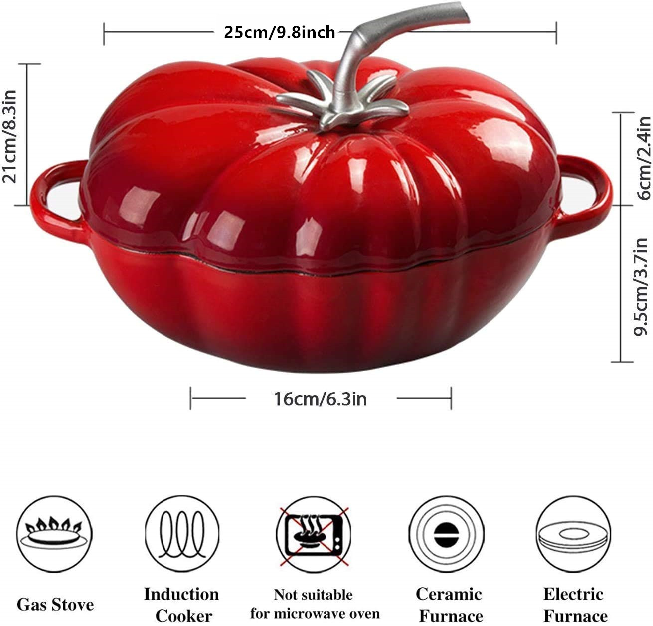 فرن هولندي من الحديد الزهر مطل - مراجعة Dutch Oven Enamel وسعره