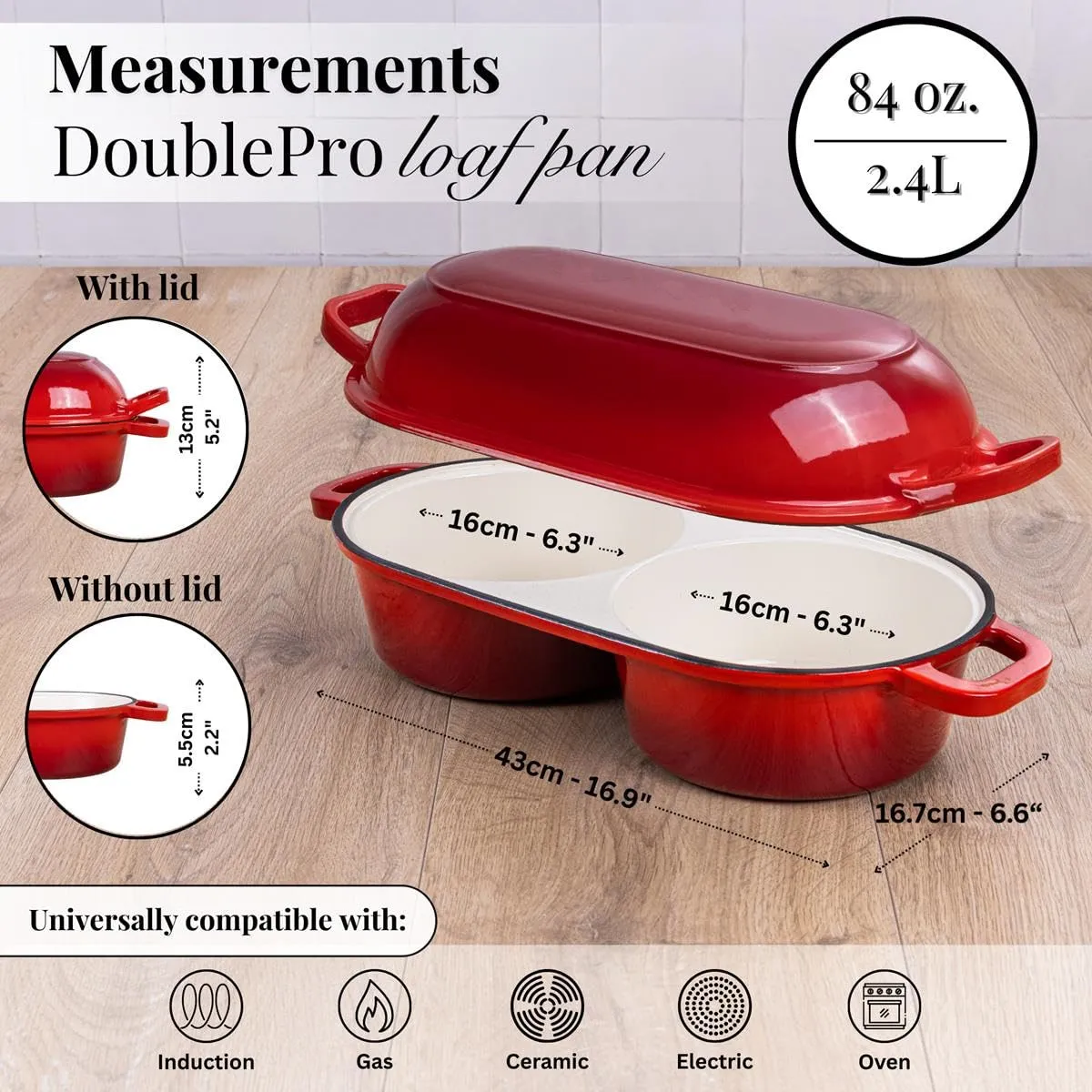 وعاء خبز هولندي مزدوج دائري من - مراجعة Dutch Oven Enamel وسعره