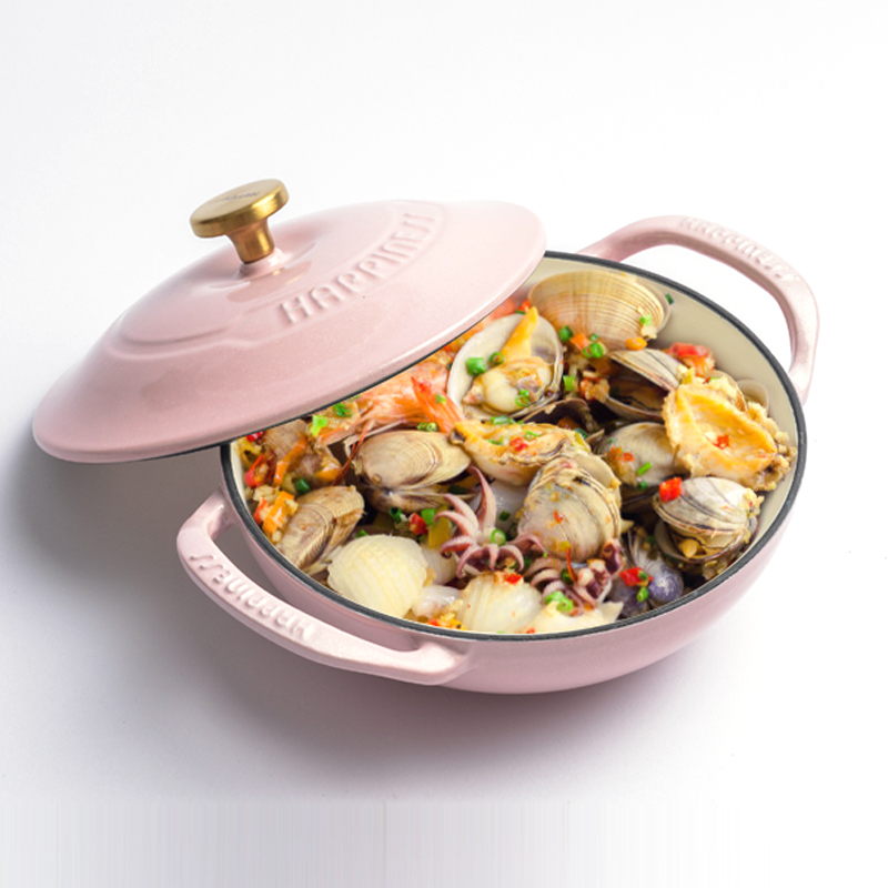 أواني طهي من الحديد الزهر بالم - مراجعة Dutch Oven Enamel وسعره