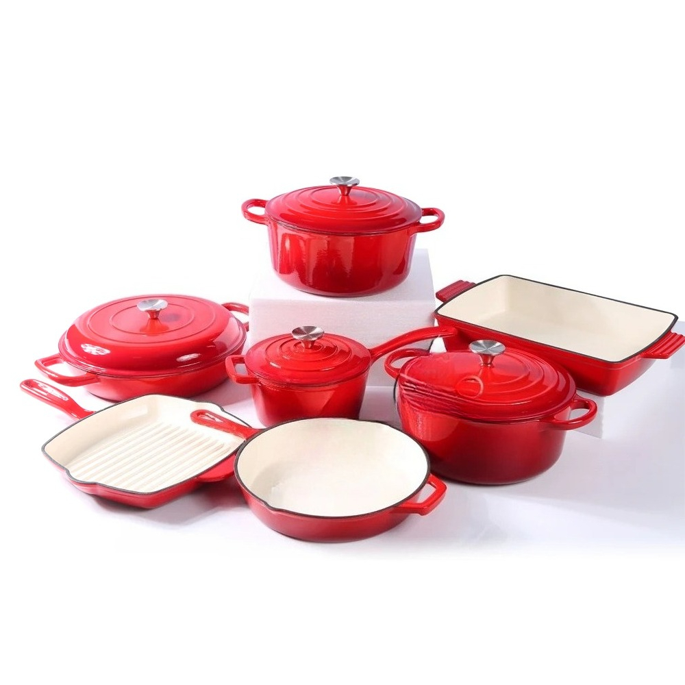 مجموعة أواني طهي من الحديد الم - مراجعة Dutch Oven Enamel وسعره