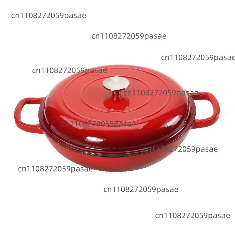 وعاء دائري من الحديد الزهر الم - مراجعة Dutch Oven Enamel وسعره