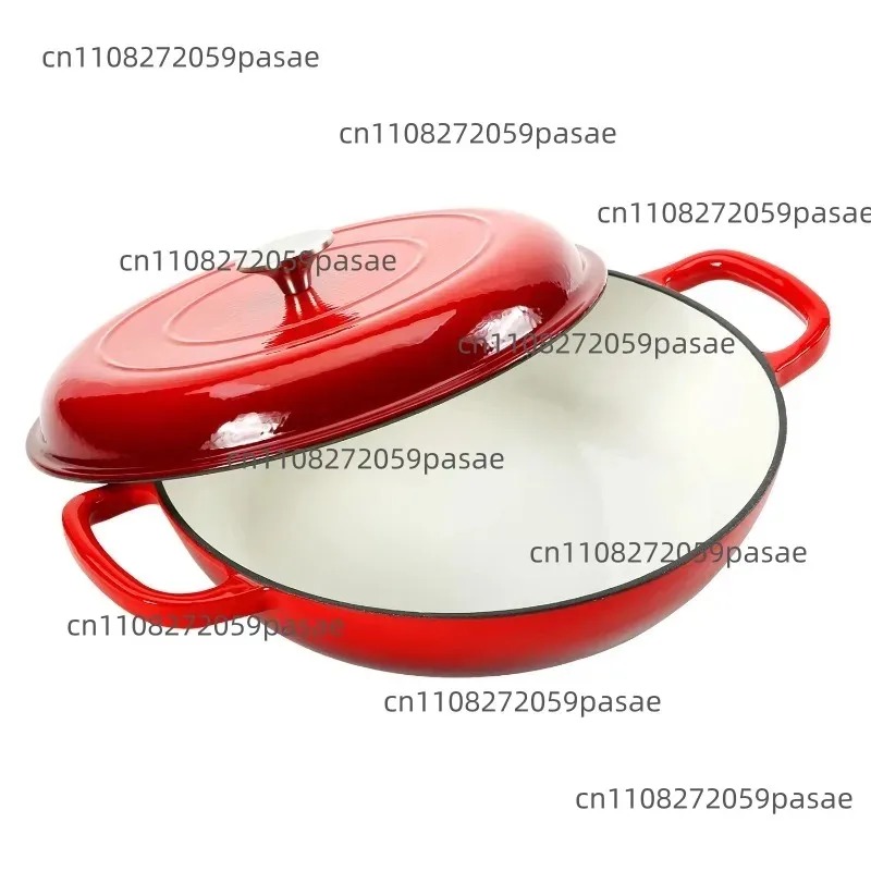 وعاء دائري من الحديد الزهر الم - مراجعة Dutch Oven Enamel وسعره