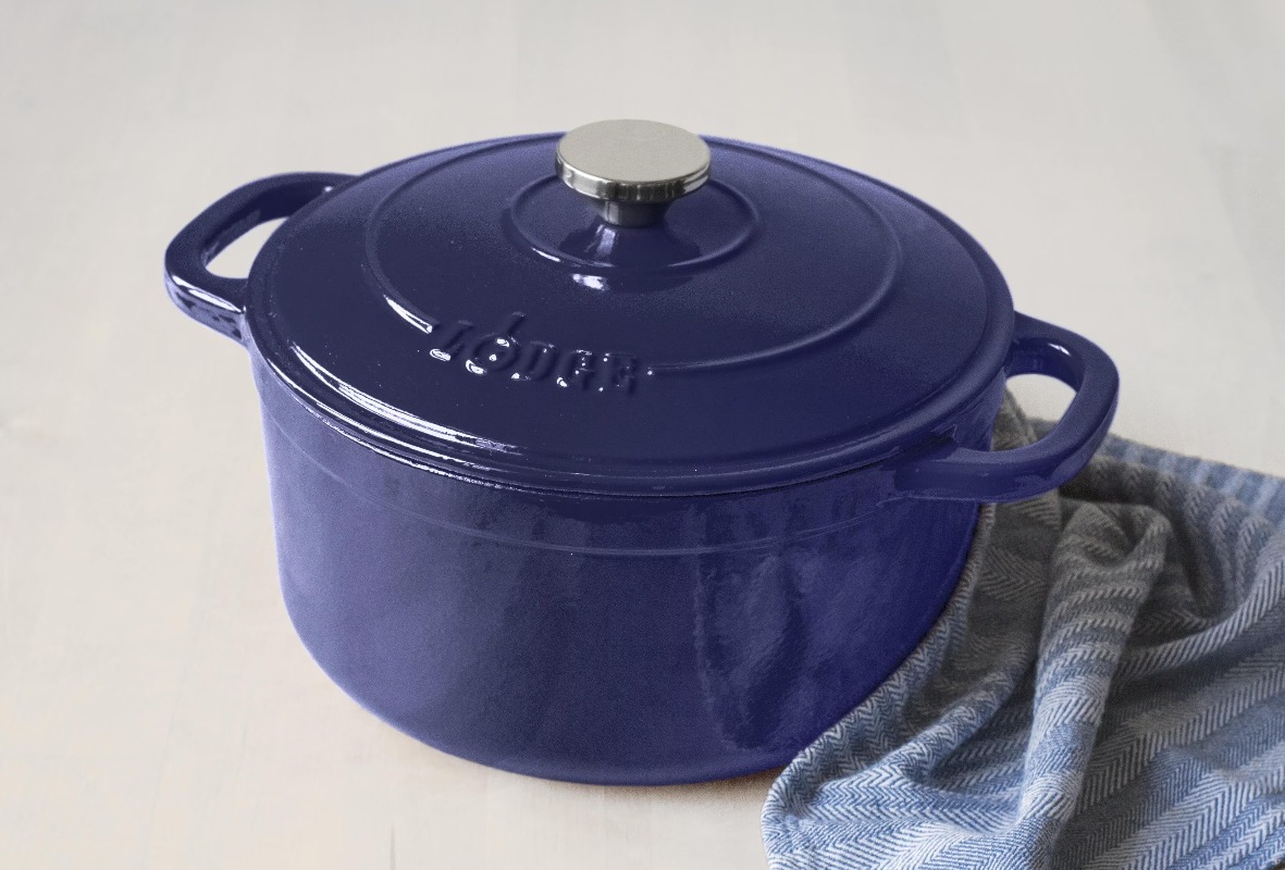 قدر هولندي من الحديد الزهر بسع - مراجعة Dutch Oven Enamel وسعره