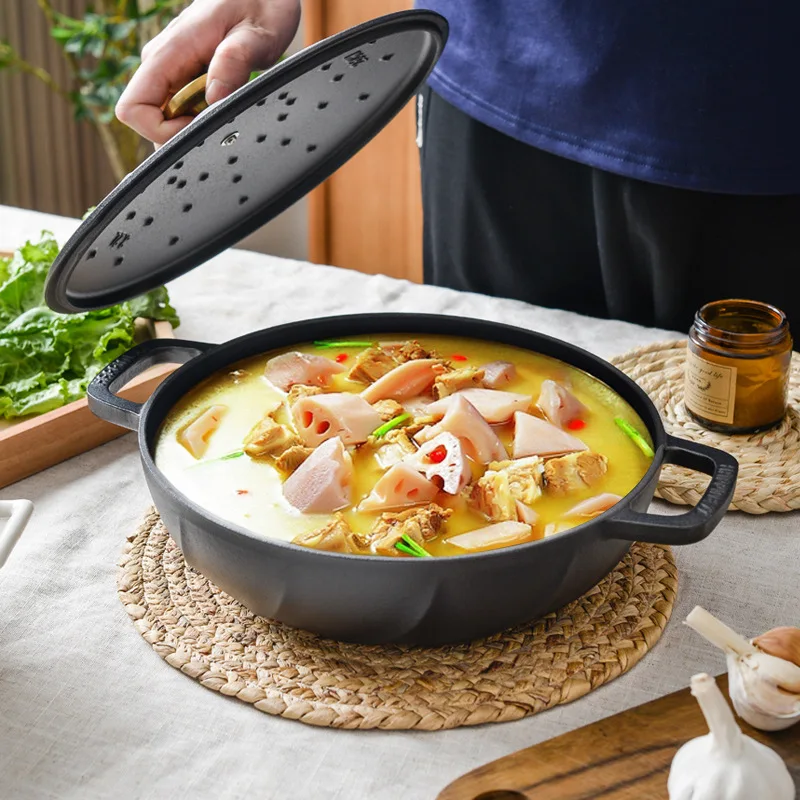 وعاء طهي من الحديد الزهر المطل - مراجعة Dutch Oven Enamel وسعره