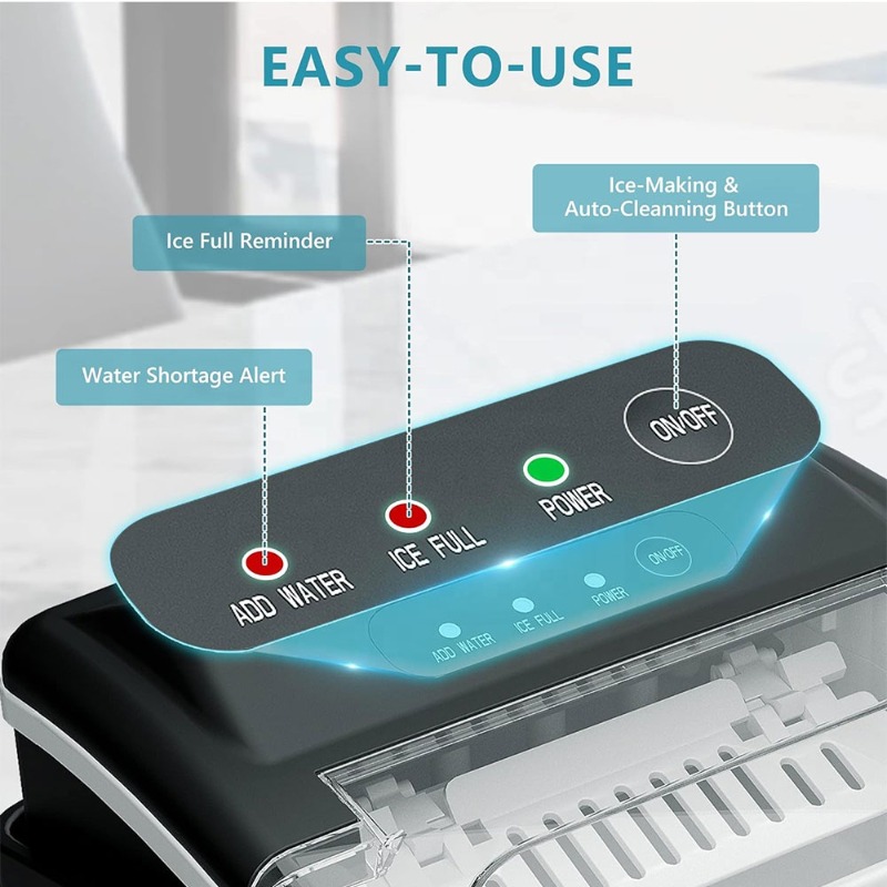 ماكينة صنع الثلج المحمولة للاس - مراجعة Home Cooking Appliances وسعره